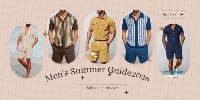 Men’s Summer Style Guide 2026: The Ultimate Vintage Shorts Outfit