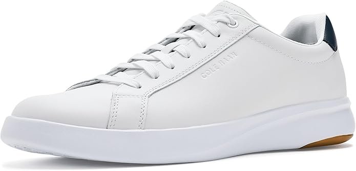 Cole Haan Men's Grand Crosscourt II Tennis Sneaker | Travel & Vacation Shoes Cole Haan Mens Grand Crosscourt II Tennis Sneaker in optic white for travel vacation walking and airport style