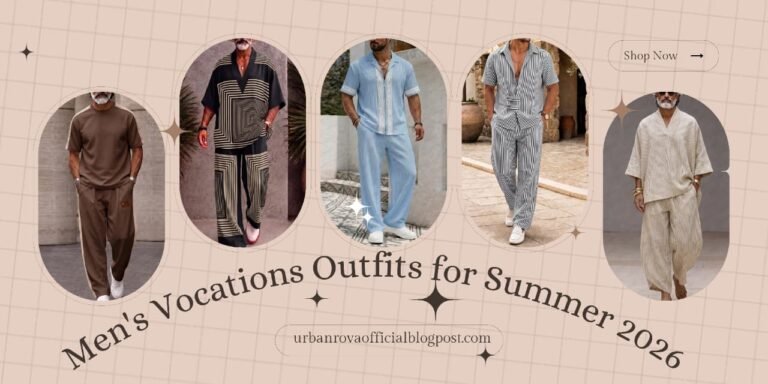 Men’s Vacation Outfits 2026: What to Pack for Summer